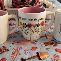 Rae Dunn coffee mugs  lot