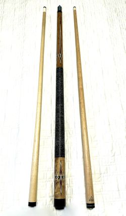 Sharp Pool Cue with 2 shafts, one shaft is a CueSoul 11.50mm! - Dark Navy case