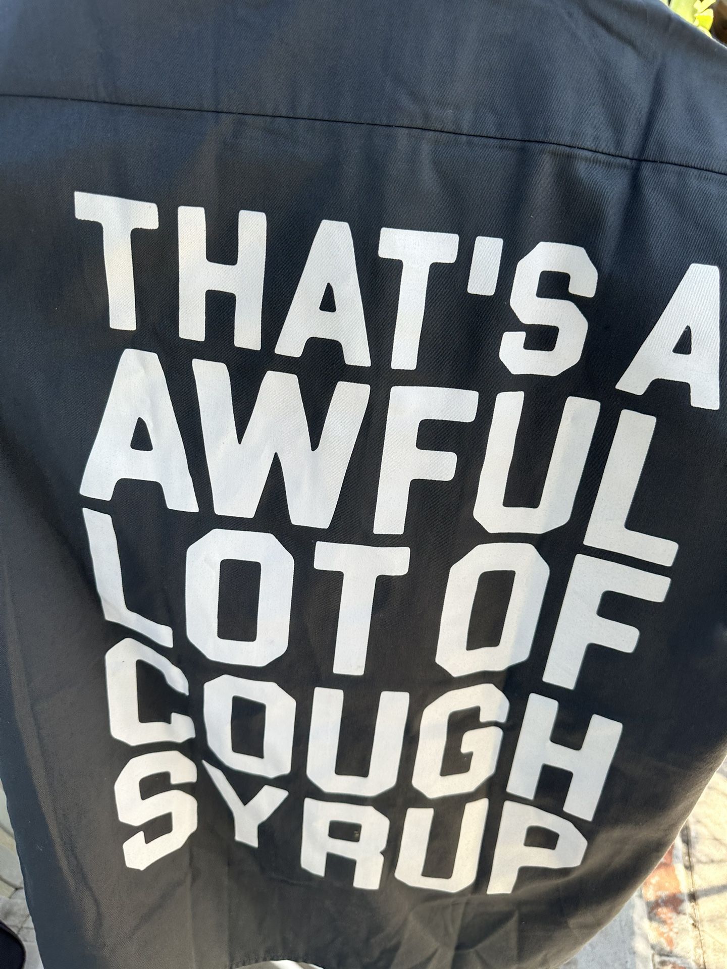 Awful Lot Of Cough Syrup Dickies Shirt Size M (NEW)