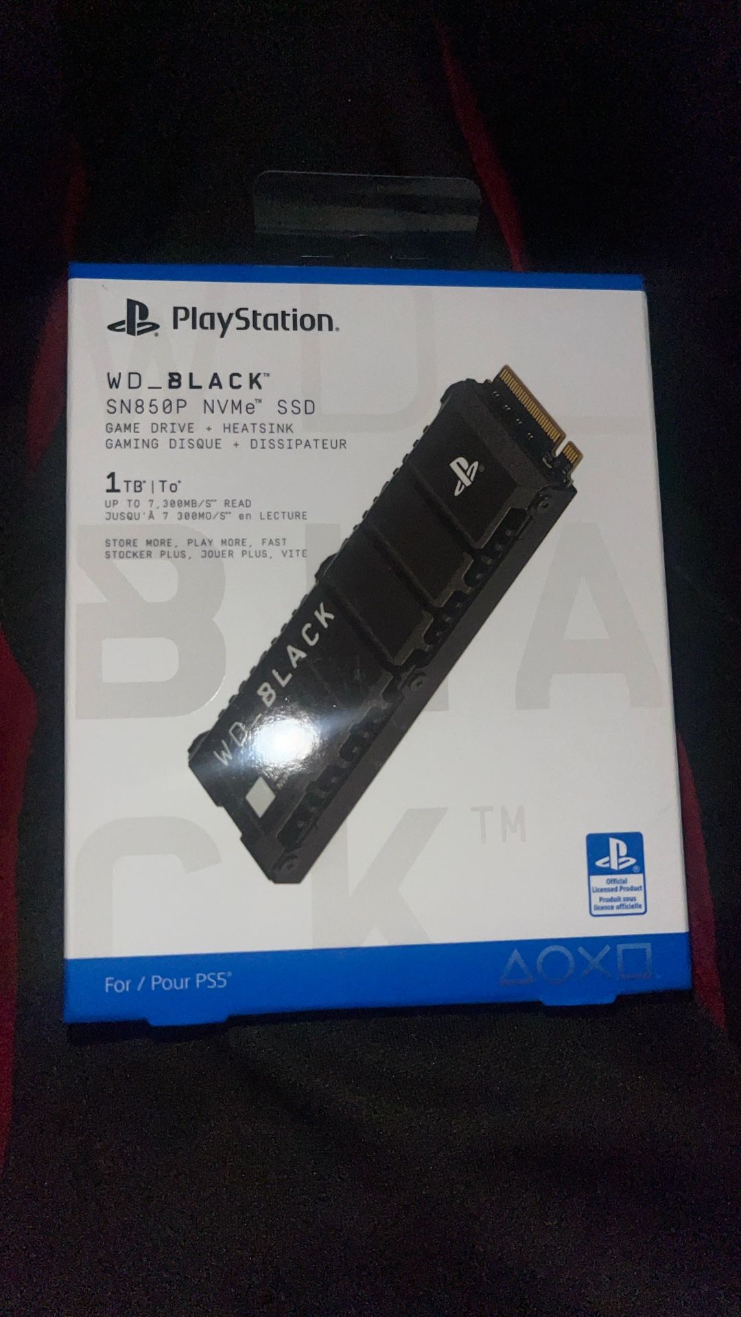 WD BLACK SN850P NVMe SSD