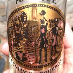 Vintage Antique Kentucky Bourbon Highball Glasses – Set of 4 (4.75”)