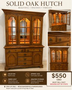 WOODEN HUTCH $500 OBO