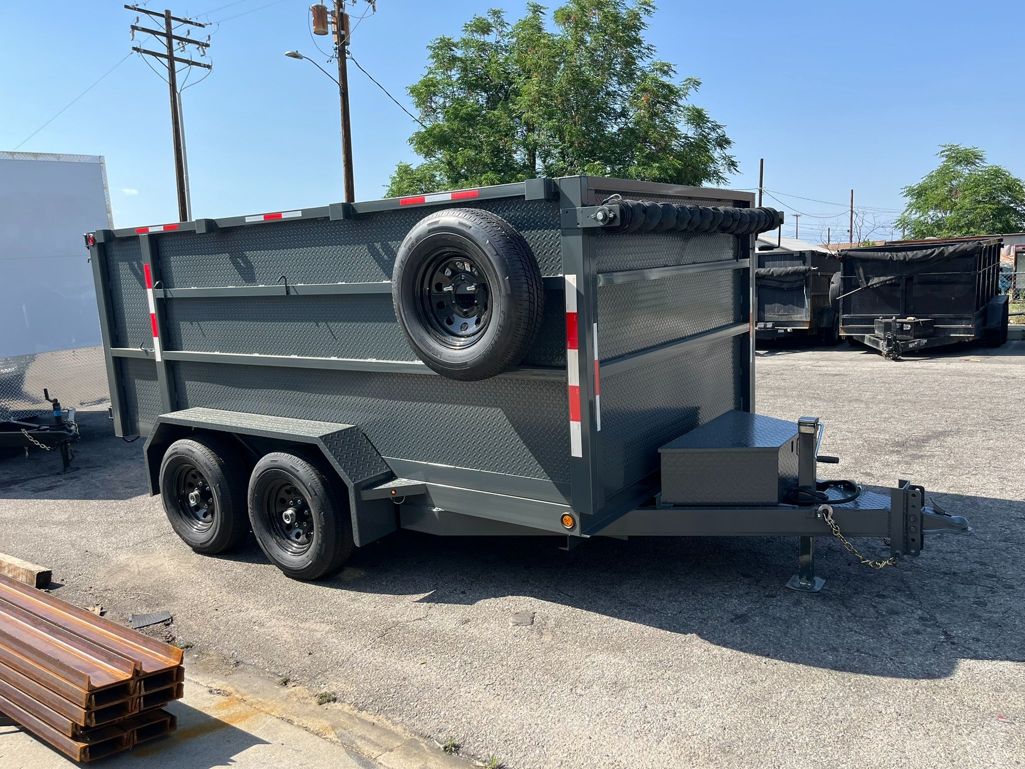 2026 Sky Trailers Dump Trailer 8X12X4