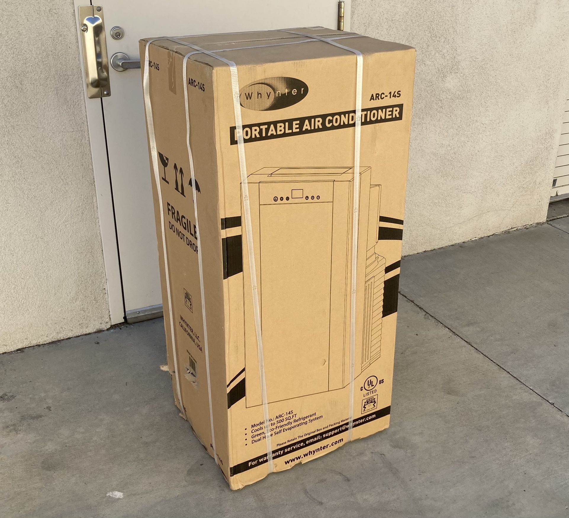 Whynter Portable Air Conditioner 14,000 BTU with Dual Hose, Includes AC