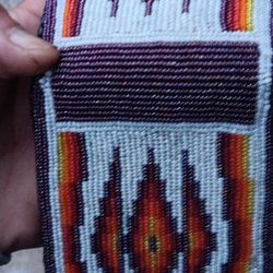 Beaded Mens Wallet