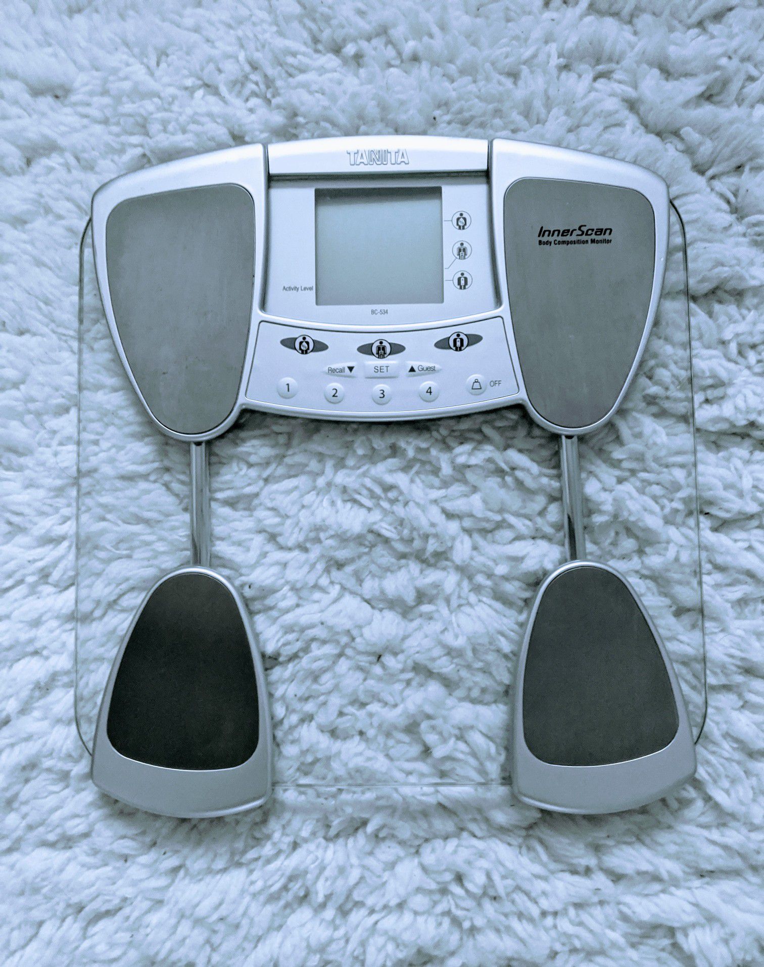 Tanita BC-534 Glass InnerScan Body Composition Monitor Weight Scale Body Fat %