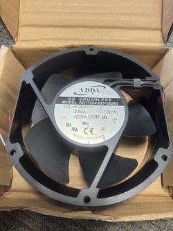 Lot Of 150 Units Of ADDA Inverter Brushless DC Cooling Fan Model AD17224DB5151MO / New In Box 