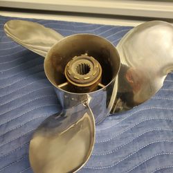 Stainless Steel Prop Damaged 