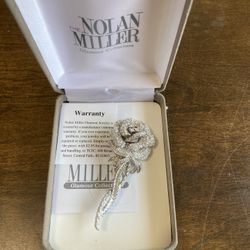 AUTHENTIC NOLAN MILLER VINTAGE SOPHIA ROSE PIN/BROOCH