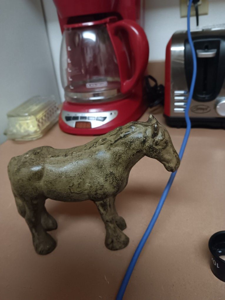 Vintage Cast Iron Horse