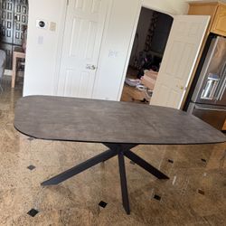 Gray Dining table 