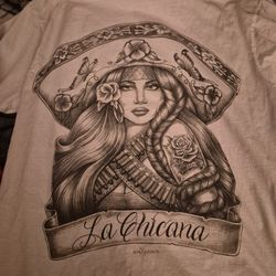 DGA white shirt "la chicana"