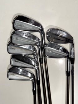 2023/24 Titleist T150 5-Pw, sm7 golf irons, recoil protype 125 stiff, firm