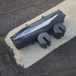 gazebo with 2 support bases