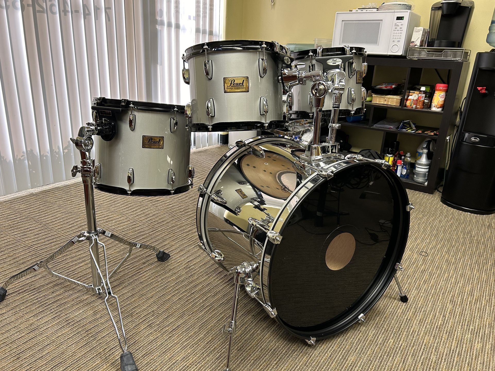 Pearl Prestige Session Select mix Drum Set