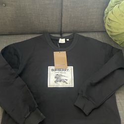 Burberry Sweatshirt Size Large New With Tags