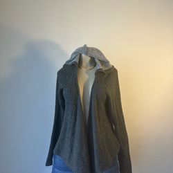 New Grey Volcom Cardigan Hoodie