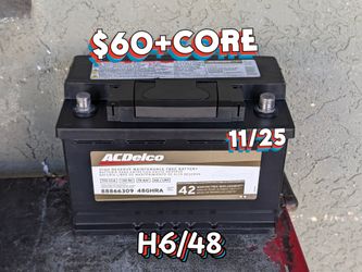 Car Battery Group Size 48/H6