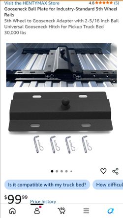 5th wheel to gooseneck adapter