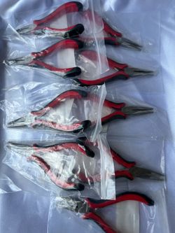 9 pieces Flat Nose Professional Pliers
