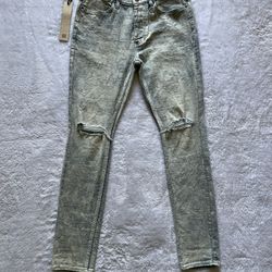 Ksubi Blue Van Winkle Stencil Legacy Jeans