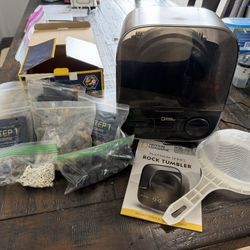 Platinum Series National Geographic Rock Tumbler With 3 Sets Of Rocks And Supplies 