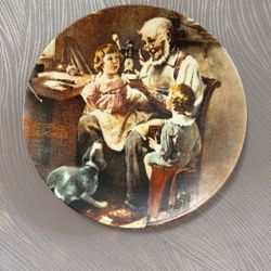 Norman Rockwell Toy Maker With Certificate 