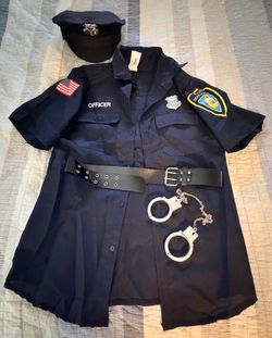 Police Costume Large Size
