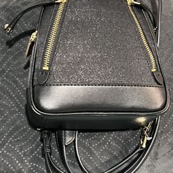 MICHAEL KORS Signature Brooklyn Extra Small Convertible Messenger Backpack. 