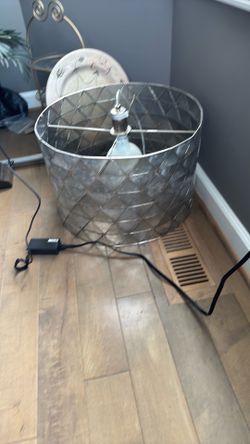 Modern Capiz shell style pendant light