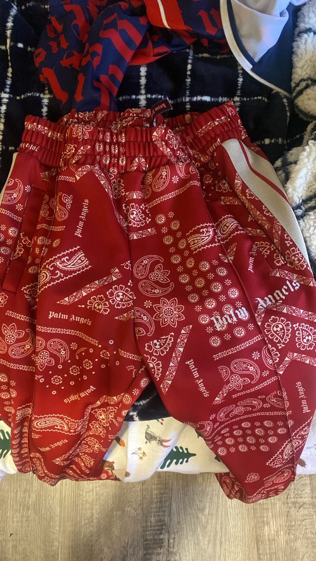 Red Palm Angel Pants Decent Condition