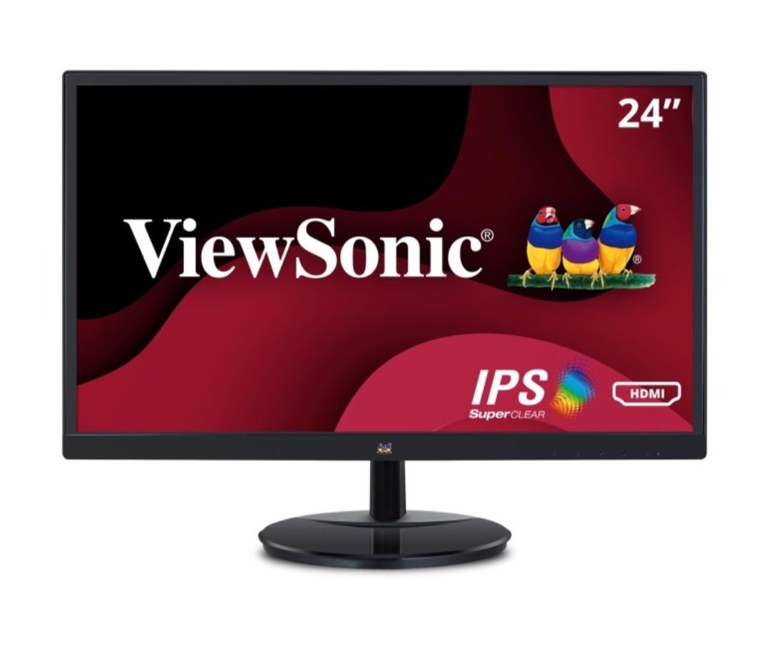 ViewSonic VA2459-SMH computer monitor. Display: 24-inch (23.8" viewable) Full HD LED-backlit screen.