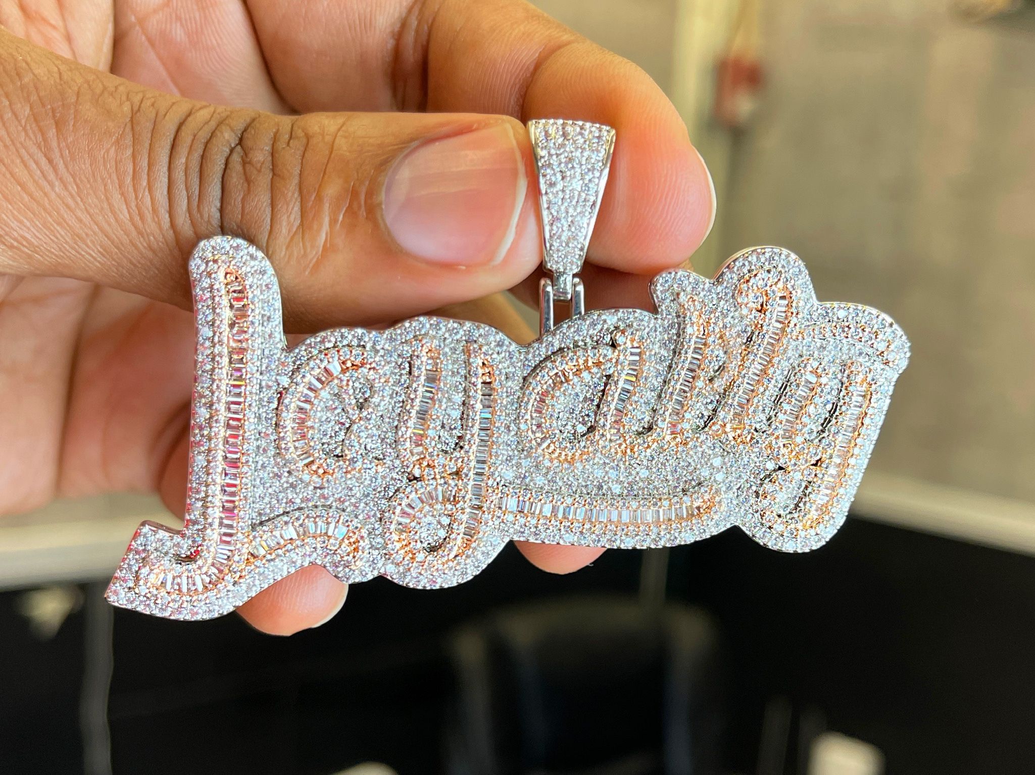 Script Loyalty Pendant