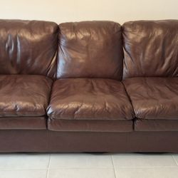 Leather Sofa & Loveseat 