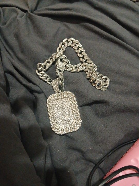 Blinged Out Dog Tag