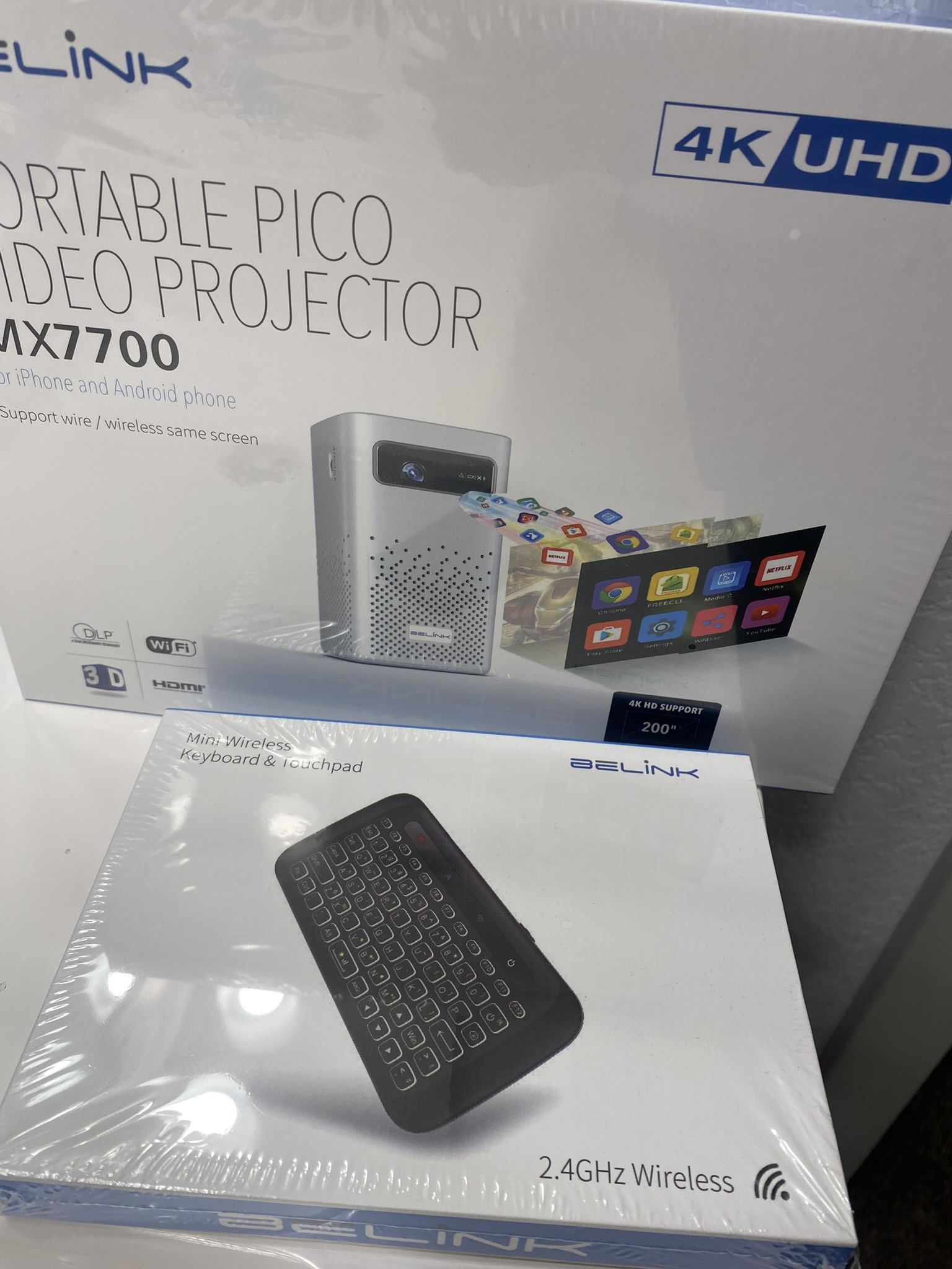 Belink Portable Projector Mx7700