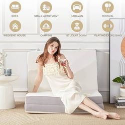 TWIN 4”Folding Mattress, 4 Inch Memory Foam Tri-Fold Mattress-Foldable Floor Mattress-Camping $75 Firm