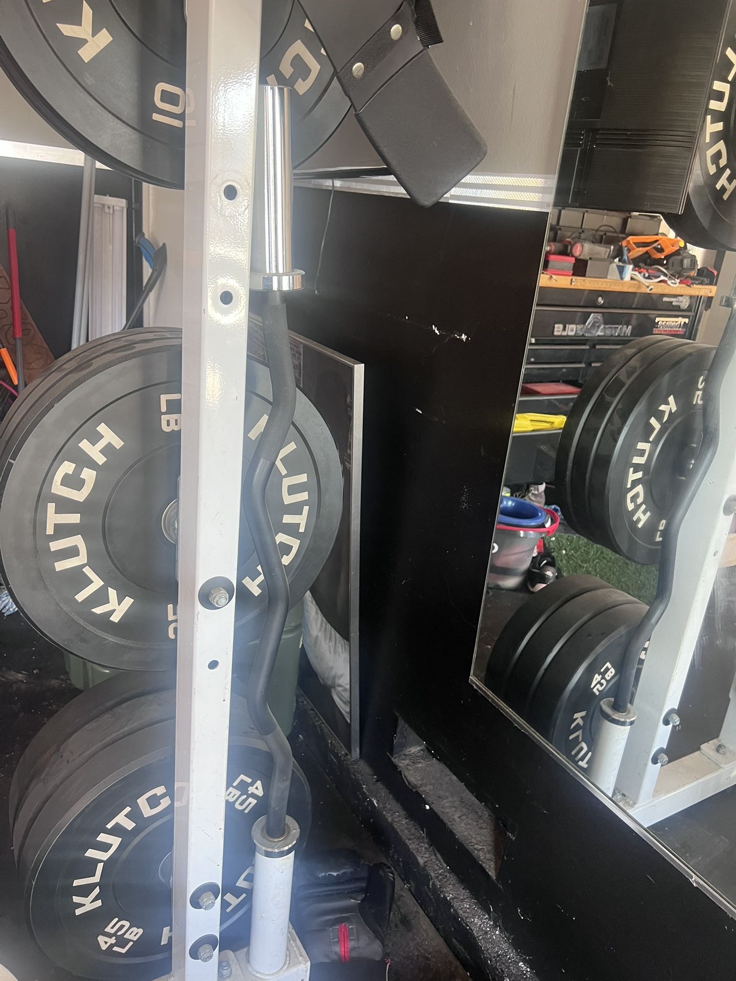 Hammer Strength Power Rack With Weights