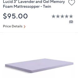 Lucid Lavender Mattress Topper 