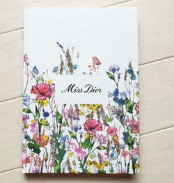 Miss Dior Notebook Floral Cover Blank Journal Notebook Writing Journal