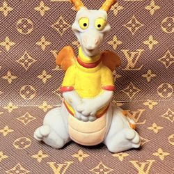 VINTAGE 1982 Walt Disney World Epcot Center Figment Sitting 2.5" PVC Figure