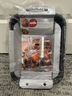EuroHome Large Roaster with Carving Set