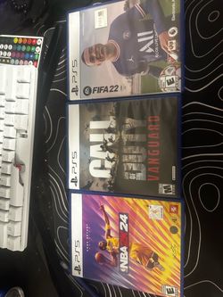 PS5 Game Bundle – FIFA 22, COD Vanguard, NBA 2K24
