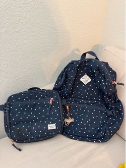 Abercrombie and Fitch backpack with lunch bag.