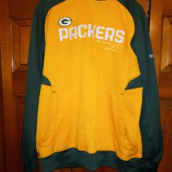 MENS SMALL GREEN BAY PACKERS HOODIE SWEATSHIRT FROM REEBOK 