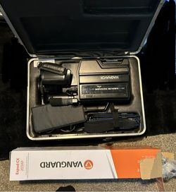 VHS Camcorder & Tripod