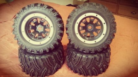 1/8 6s monster truck bashing tires beadlock kraton outcast talion sledge