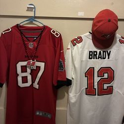 Brady & Gronk 2020 Tampa Home and Away jersey combo