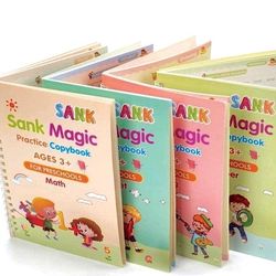 Sank Magic Practice Copybook (4 Books) Ages 3+ NEW!! NWOT