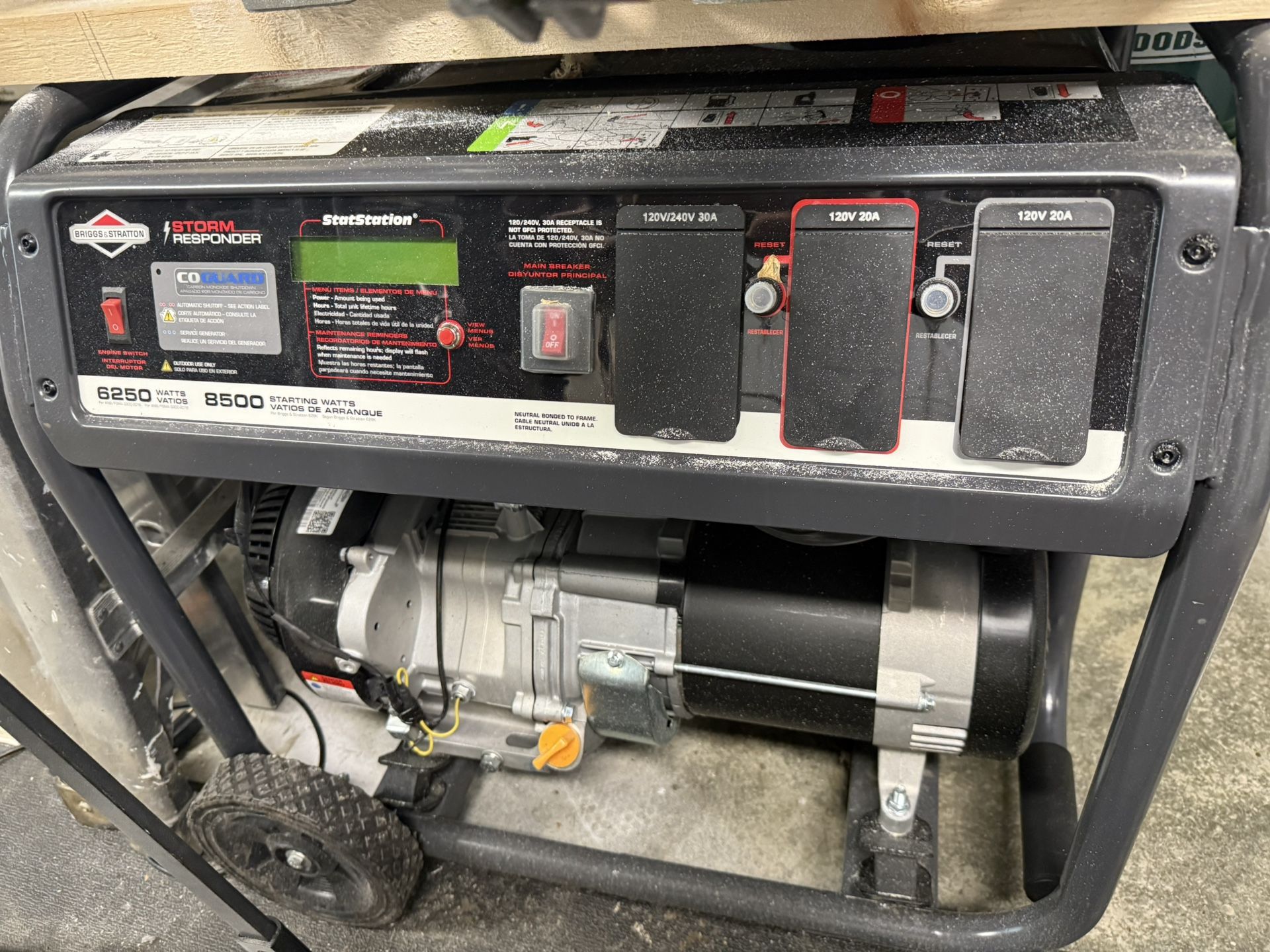 Briggs & Stratton storm responder 6250 generator